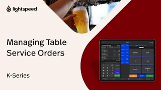 Managing table service orders - Getting Started