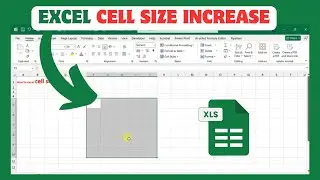 How To Excel Cell Size Increase