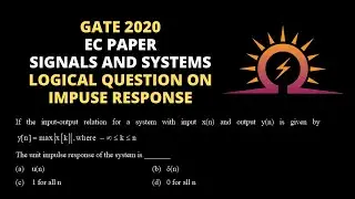 GATE 2020 EC PAPER Question on Signals and Systems
