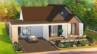 SCANDINAVIAN COUPLE'S FIRST HOME 🤍 | The Sims 4 Speed Build