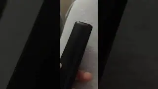 How to open the Samsung TV remote.