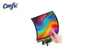 8 Inch 2480x1880 Flexible Screen AMOLED Display Curved Module CTP Capacitive Touch Ultra Thin Panel