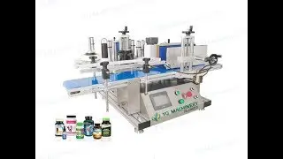 atuomatic benchtop sticker labeling machine for round shape label applicator