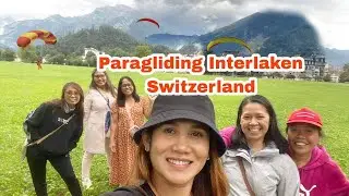 PARAGLIDING INTERLAKEN SWITZERLAND #crashlandingonyou Paragliding Interlaken Switzerland