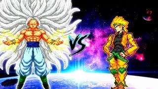 Goku SSJ Infinity Ultra Instinct OP VS Dio Rage V3 OP in Jump Force Mugen