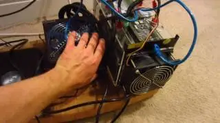 Modified Bitmain Antminer S5 Sound / Noise Level Vs. Hoover Vacuum Cleaner - BTC Bitcoin Mining