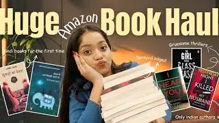 Huge Amazon BOOK HAUL 📚💌 all under ₹299/-  bought indian author and HINDI books for THE FIRST time 💫