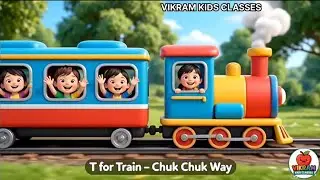 A for Apple & B for Ball | Fun 3D Kids Class #vikramkidsclasses #3dalphabet #newvideo #abcforkids 