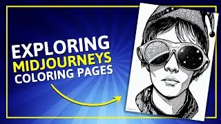 How To Explore AI Generated Coloring Pages On Midjourney