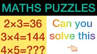 MATHS PUZZLES-1 //TO DEVELOP IQ LEVELS//MATHS PUZZLES IN TELUGU || TRICKS TO SOLVE MATHS PUZZLES ||