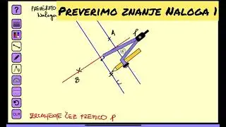 Zrcaljenje tocke cez premico