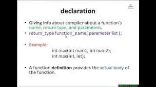 C Tutorial 34 : Function in C Programming Hindi