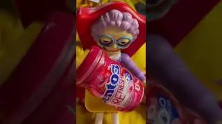 Greedy Granny like Mentos Pure Fresh Cherry 🍒 #asmr #satisfying #viralshorts #trending