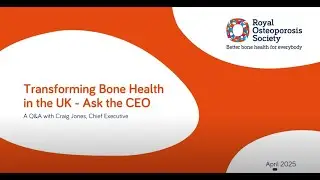 ROS members event   Transforming Bone Health in the UK