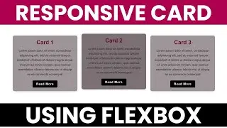 How To Make Cards In HTML And CSS | Card HTML CSS