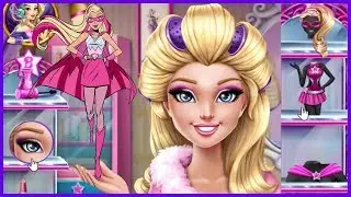 Super Barbie Makeover💄Dress up Barbie game for girls Barbie makeup games👄💎