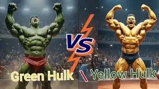 Green Hulk VS yellow Hulk #Turi g ke facts