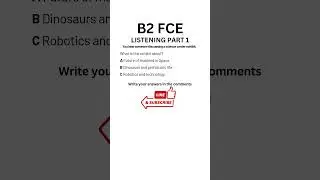 B2 First (FCE) Listening Practice Test 2025 - Part 1 #b2firstlisteningtests #learningenglish #fce