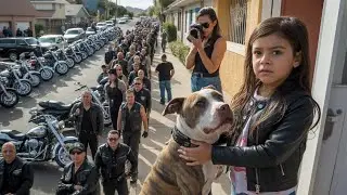 Little Girl Saved a Dying Dog &mdash; The Next Day, 300 Bikers Surrounded Her House