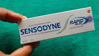 Sensodyne Rapid Relief Toothpaste | Tingling, pain, swelling, feeling of hot and cold in the teet...