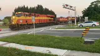 FEC TRAIN 101@ 7:01am restricted speed 40mph for Brightline 9-14-23
