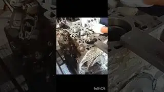 Engine cylinder bore changing process #engine #cylinderbore #boring #autoengineering