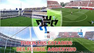 Todos los Estadios de la Superliga Argentina pes 2020