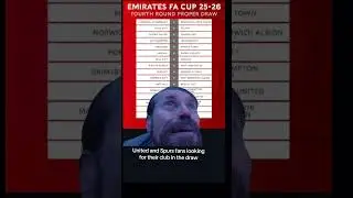 FACup draw #facup #manutd #spurs #arsenal #mancity  #pl