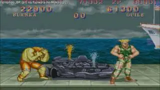 [HD] - Fightcade - Street Fighter 2 Champion Edition - Fernando_BR(BRA) Vs Fujiwara-no-Mokou(BRA)
