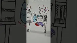 💦Holi = Beautiful Holi Drawing 2025 #art #shorts#easydrawing #drawing #holi
