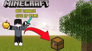 Every Time I Take Damage, I Get OP Items 😱🔥 || Minecraft ||