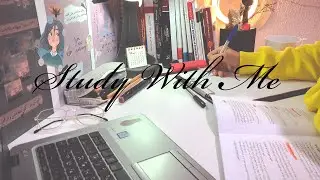 1Hour Study With Me // calm piano music  ادرس معي ساعة كاملة مع موسيقى هادئة