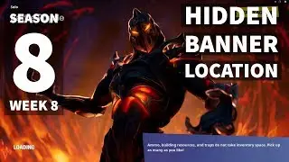 Fortnite &brvbar; Secret Season 8 Week 8 Hidden Banner Location