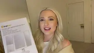 Brightown Trifold Vanity Makeup Mirror Unboxing + Demo