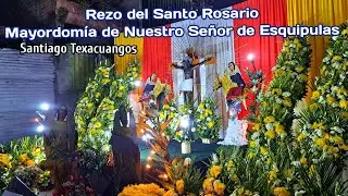 Festividad de Nuestro Señor de Esquipulas en Santiago Texacuangos, Rezo Mayordomía