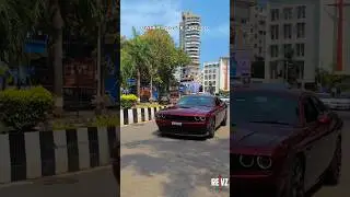 The Only Red Dodge in Bombay? 🔥👑 @shabannoorani1088 #dodge #bombay #carspotting #musclecar