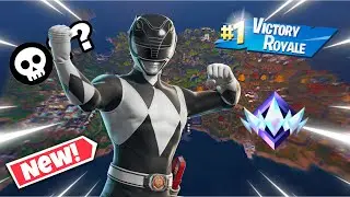*NEW* Black Ranger Skin Gameplay! (Power Rangers Collab) | Zero Build Reload