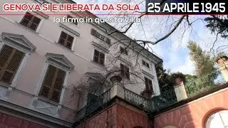 Un pezzo di storia di Genova e d'Italia custodito in una stanza di Villa Migone a San Fruttuoso