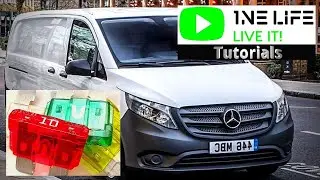 Расположение блока предохранителей Mercedes Vito