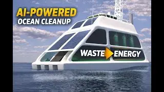 Tide Shift - AI-Powered Ocean Cleanup Vessel | Engineering 3D Visualization