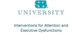 Interventions for Attention and Executive Dysfunction
