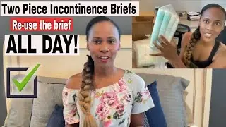 2 Piece Incontinence System (LIVDRY)|Disposable Adult DIAPERS- Brief +Shaped Pads (diaper review)