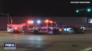 Crash involving Whitefish Bay police squad | FOX6 News Milwaukee