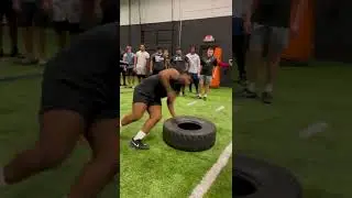 Justin Benton Pass Rush Workout