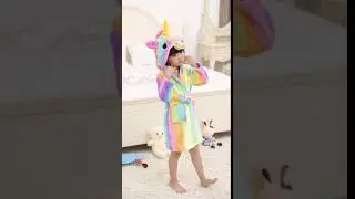 Children's tianma bathrobe