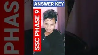 SSC PHASE 9 ANSWER KEY 2022 || SSC PHASE 9 SELECTION POST ANSWER KEY UPDATE