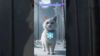 The Winter Guardian: A Cat&rsquo;s Magical Battle in the Snow #dance #ai #shorts #cat
