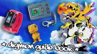 Taking a look at the DIGIMON GUIDE BOOK!!