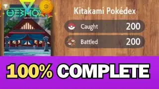 100% COMPLETE Kitakami Pokedex Rewards