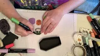 Stampin' Up! Coffin Box Tutorial Halloween Treats